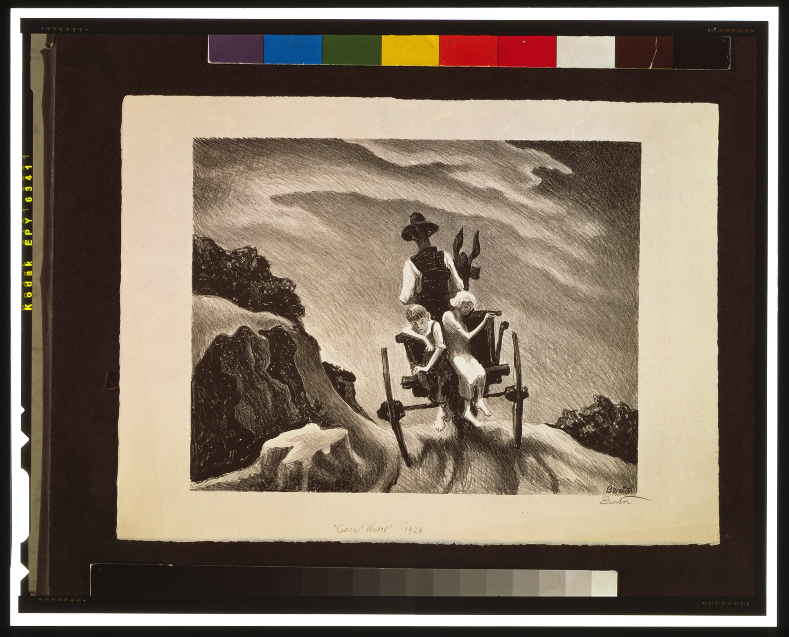 Goin' home / Benton., [1937] — antique lithograph