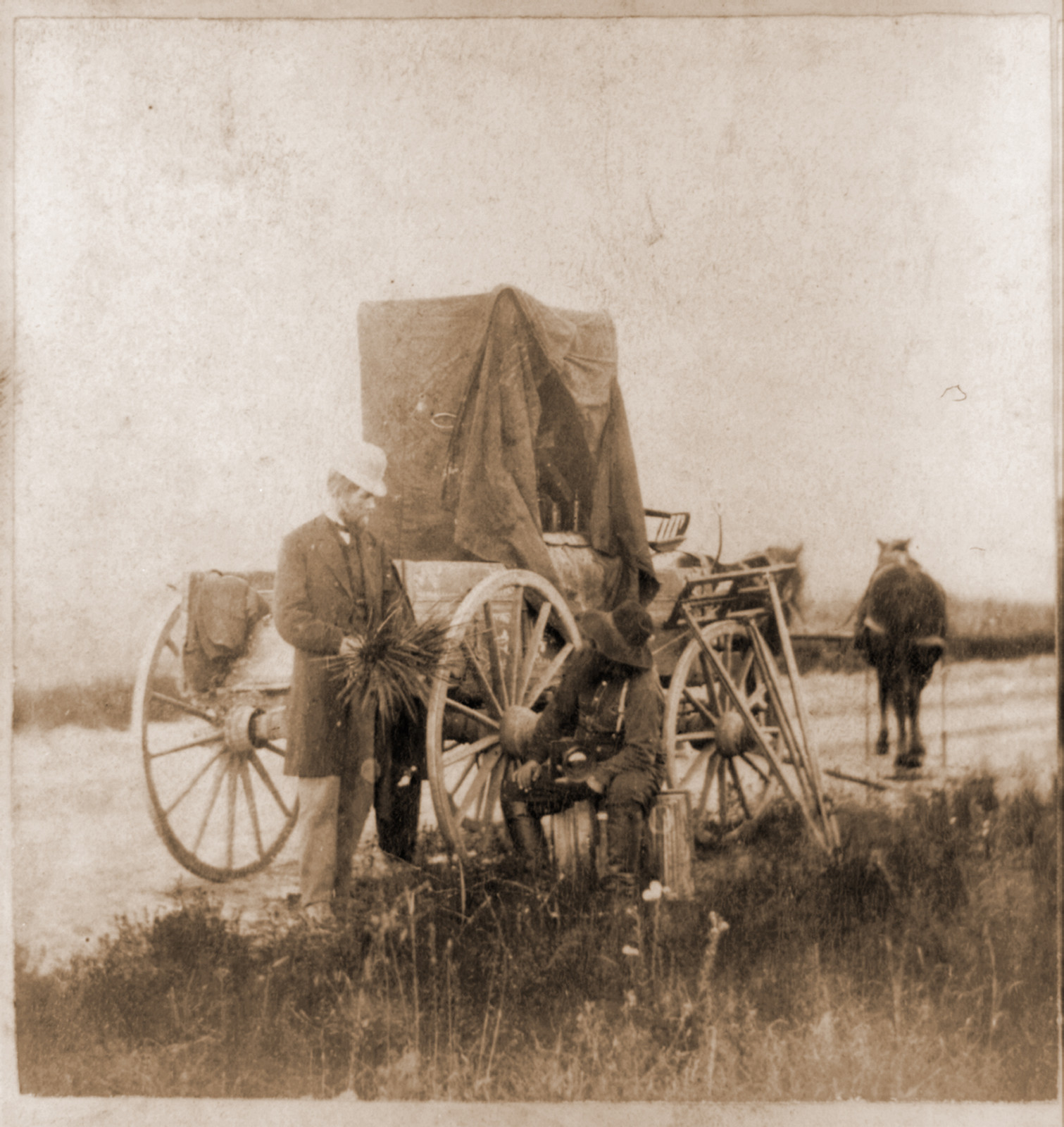 A rare specimen found on hill above Fort Riley Kansas 420 miles west of St. Louis M, 1867 — historic photograph