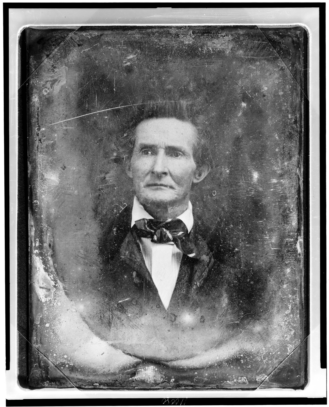 Unidentified man about, 1844 — historic photograph