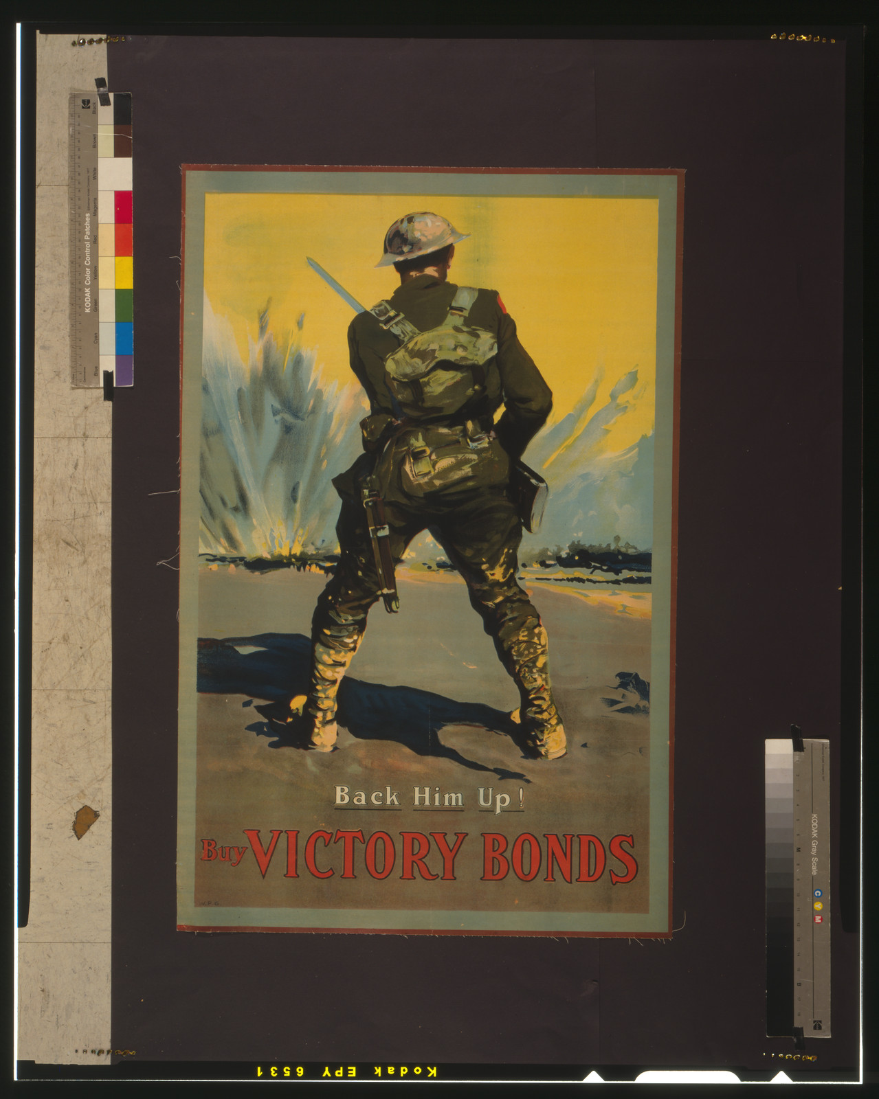 Buy Victory Bonds. Back him up!, [S.l. : s.n., 1917] — vintage poster