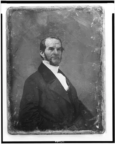 [Ralph Hoyt, half-length portrait, three-quarters to the right, holding a book]