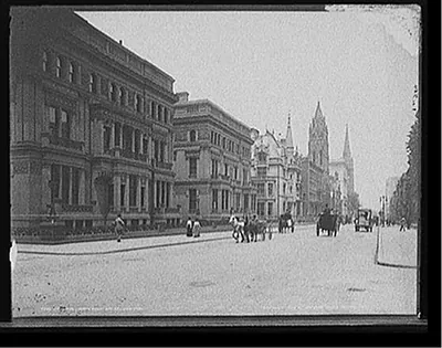 Fifth Ave., north from 51st St. [Fifty-first Street], New York]