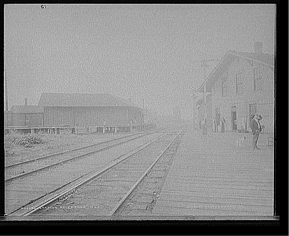Station at Chenoa, Ill's., [between 1900 and 1905] — historic photograph