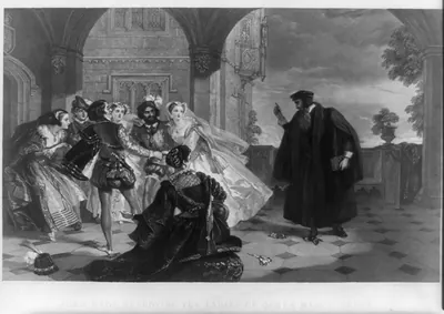 John Knox reproving the ladies of Queen Mary's court
