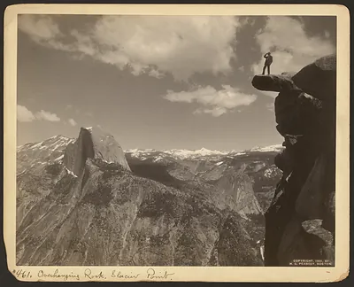 Overhanging Rock, Glacier Point, Yosemite