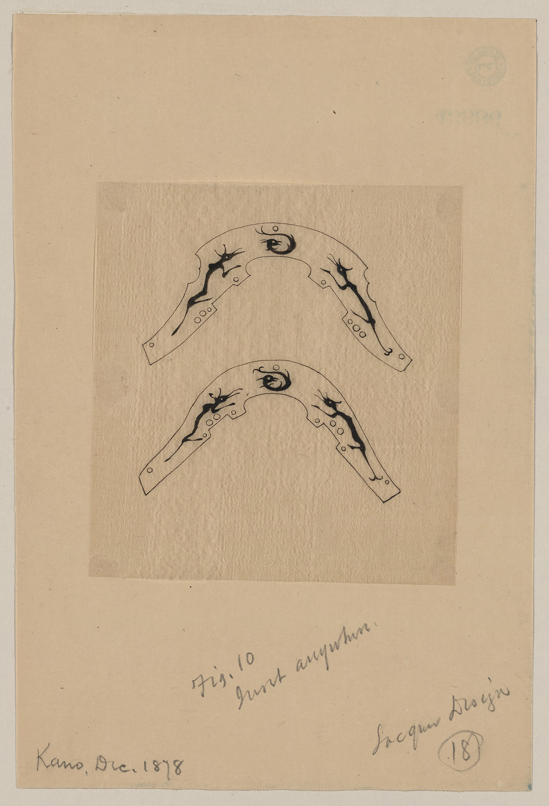 [Japanese drawing], 1750 — historic drawing