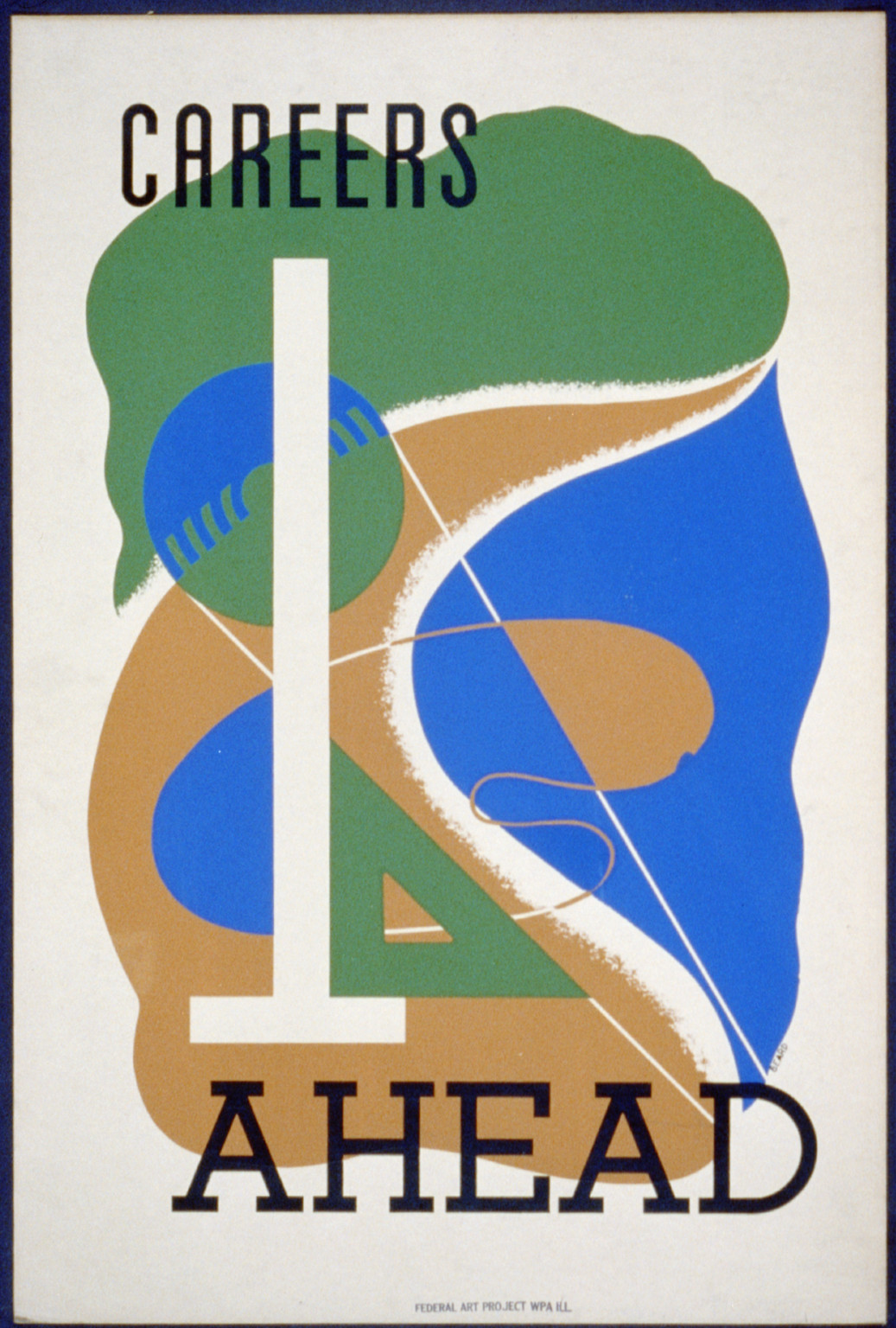 Careers ahead / Beard., 1936 — vintage poster