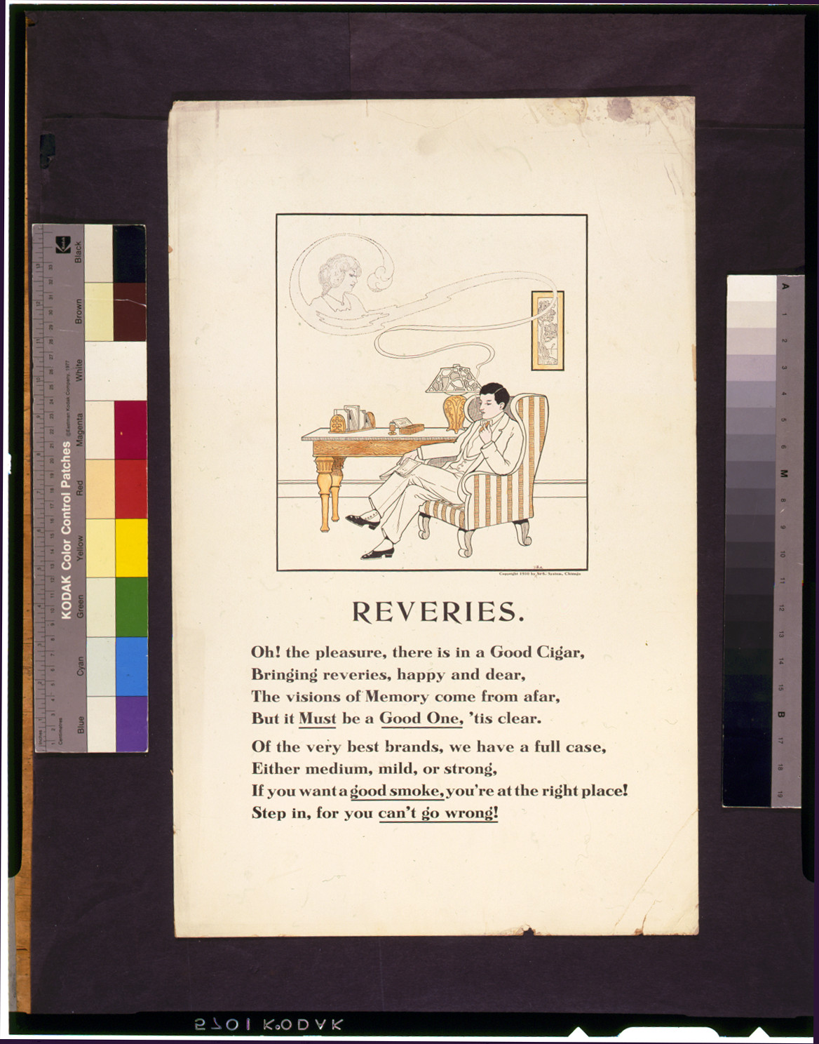 Reveries, c1910. — vintage poster
