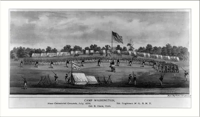 Camp Washington, near Centennial Grounds, July, 1876