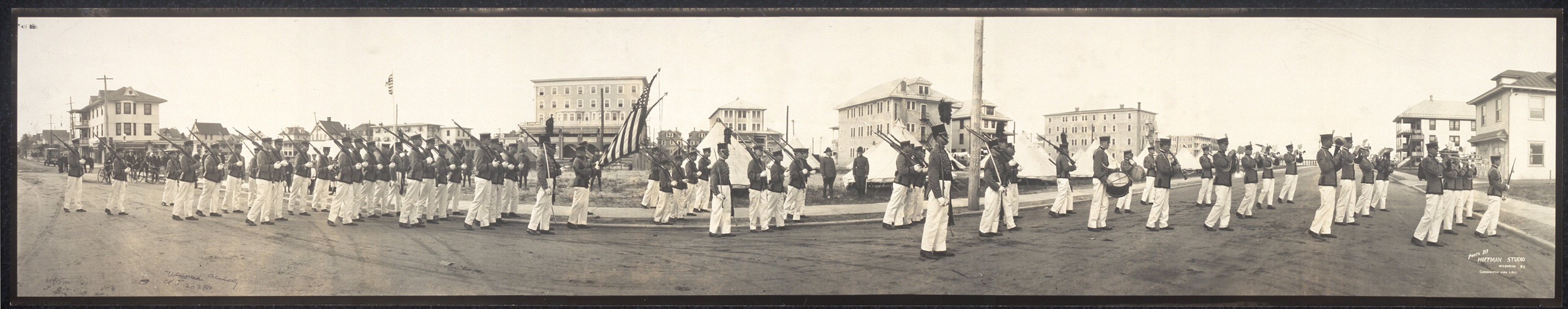 Dress Parade, Wenonah Academy, New Jersey, 1915, 1915 — historic image