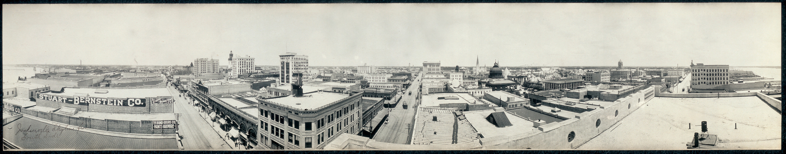 Jacksonville skyline from south side, Florida, 1910, 1910 — historic image