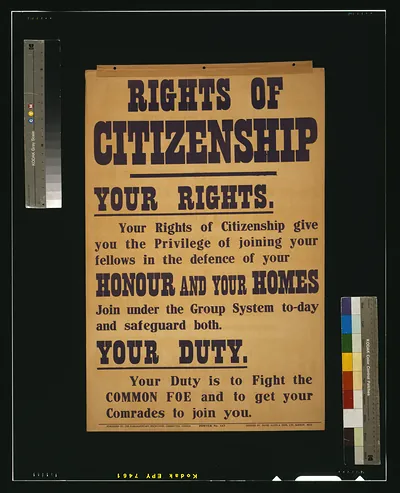 Rights of citizenship / printed by David Allen & Sons, Ltd, Harrow, Mdx.