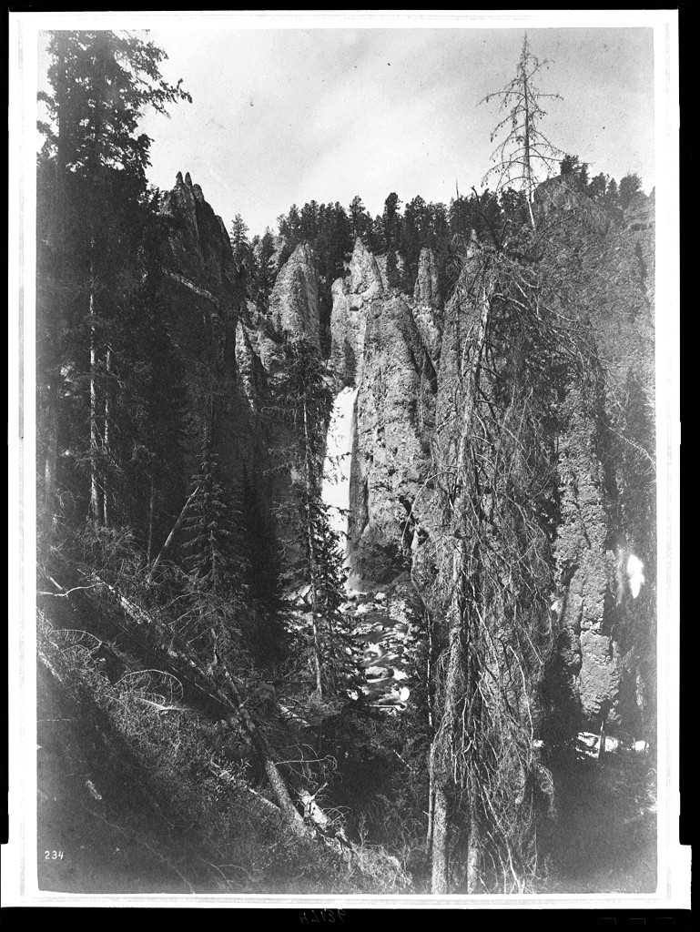 [Tower Falls, Yellowstone National Park, Wyoming], [ca. 1872] — historic photograph