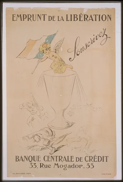 Emprunt de la Libération: Souscrivez war loan poster