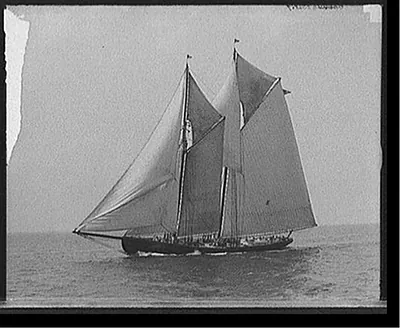 Vintage Nautical Print - Schooners - Fishing smacks