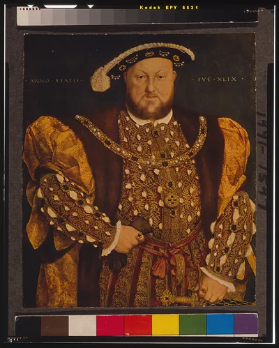 [Henry VIII, King of England, half-length portrait, standing, facing front]