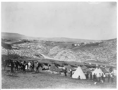 Encampment of horse artillery