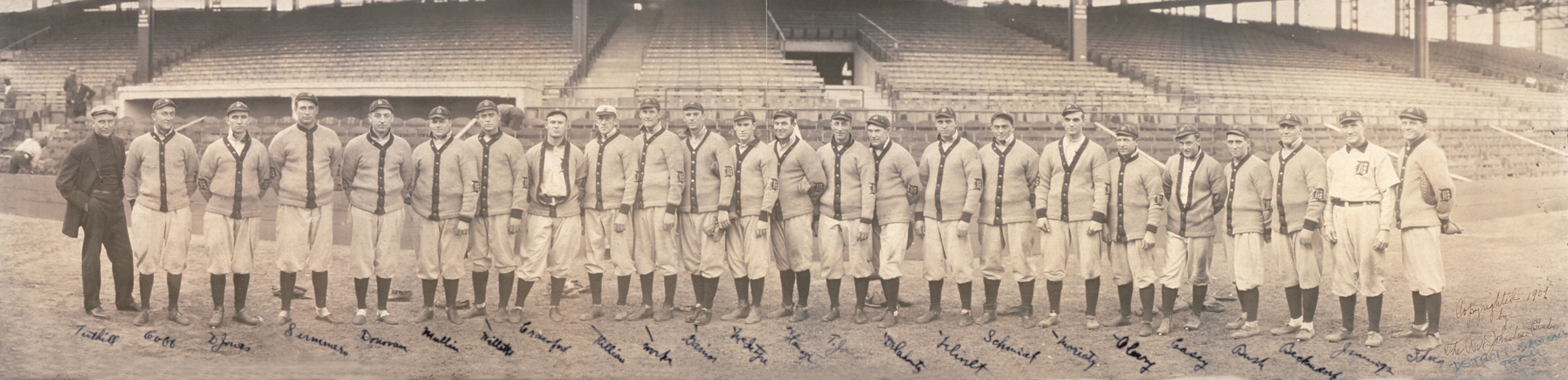 Detroit Baseball Club, Michigan, 1909, 1909 — historic image