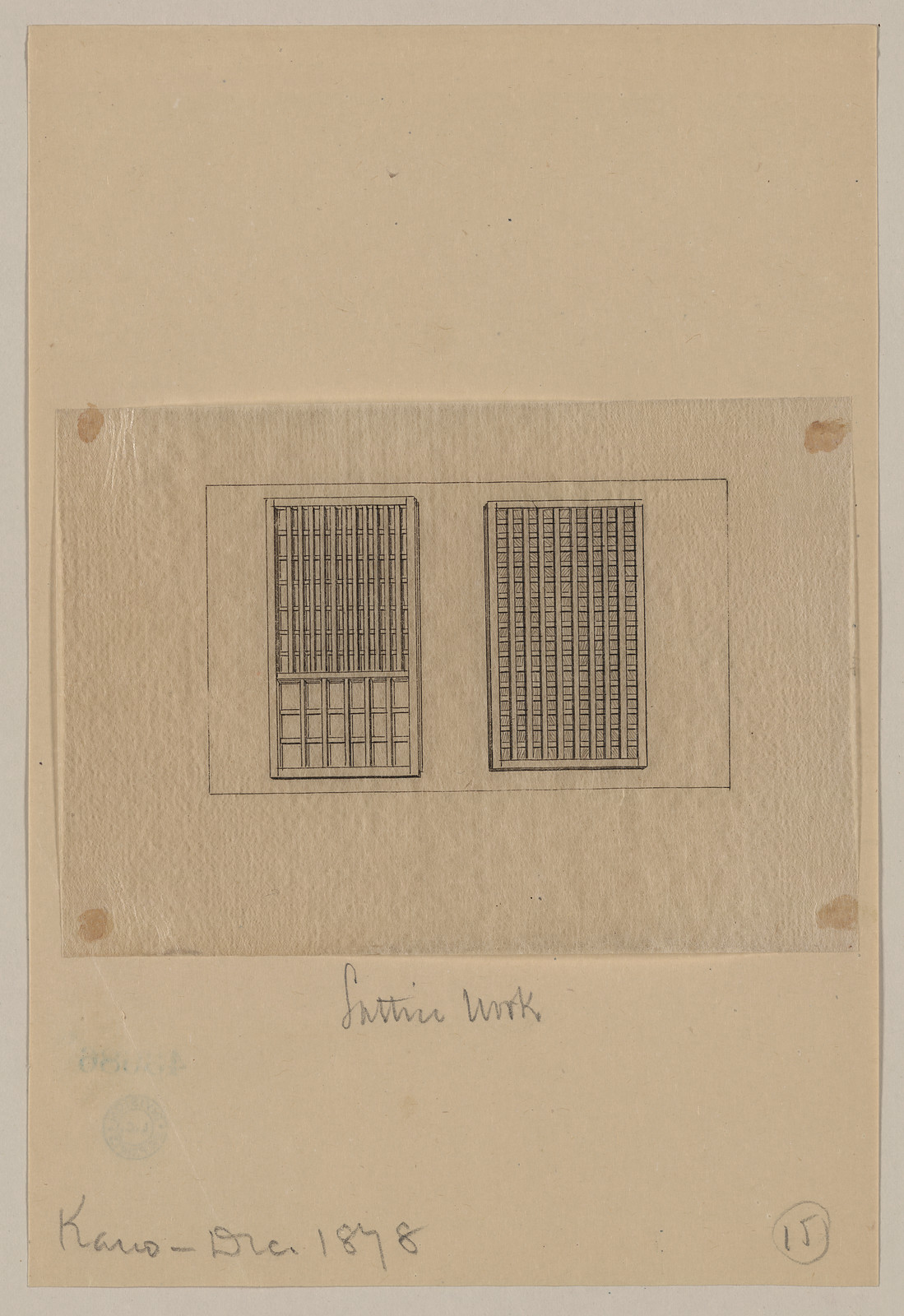 [Japanese drawing], 1750 — historic drawing