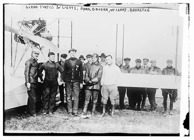Glenn Curtiss; Lieuts; Park; Goodier; McLeary; Brereton, 12/4/12