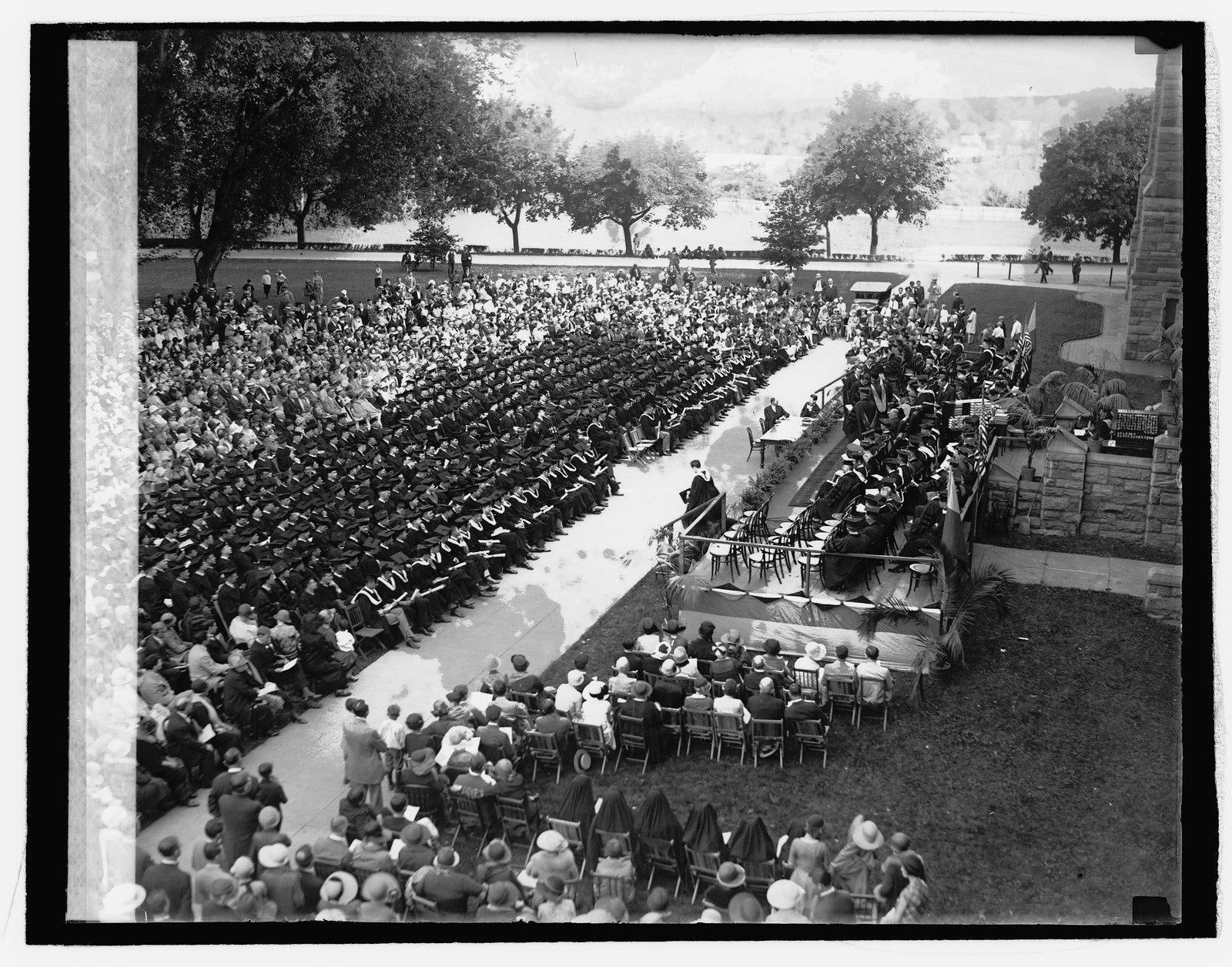 127th Annual Commencement of Georgetown U., 6/8/26, [19]26 June 8. — historic photograph