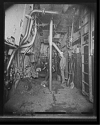 U.S.S. Brooklyn fire room