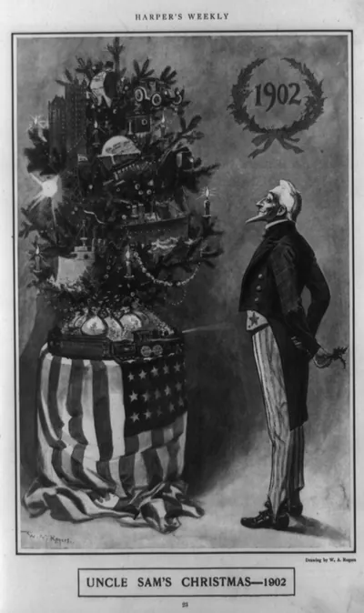 Uncle Sam's Christmas--1902 / W.A. Rogers.