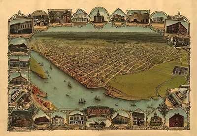 CA Eureka 1902 MAP