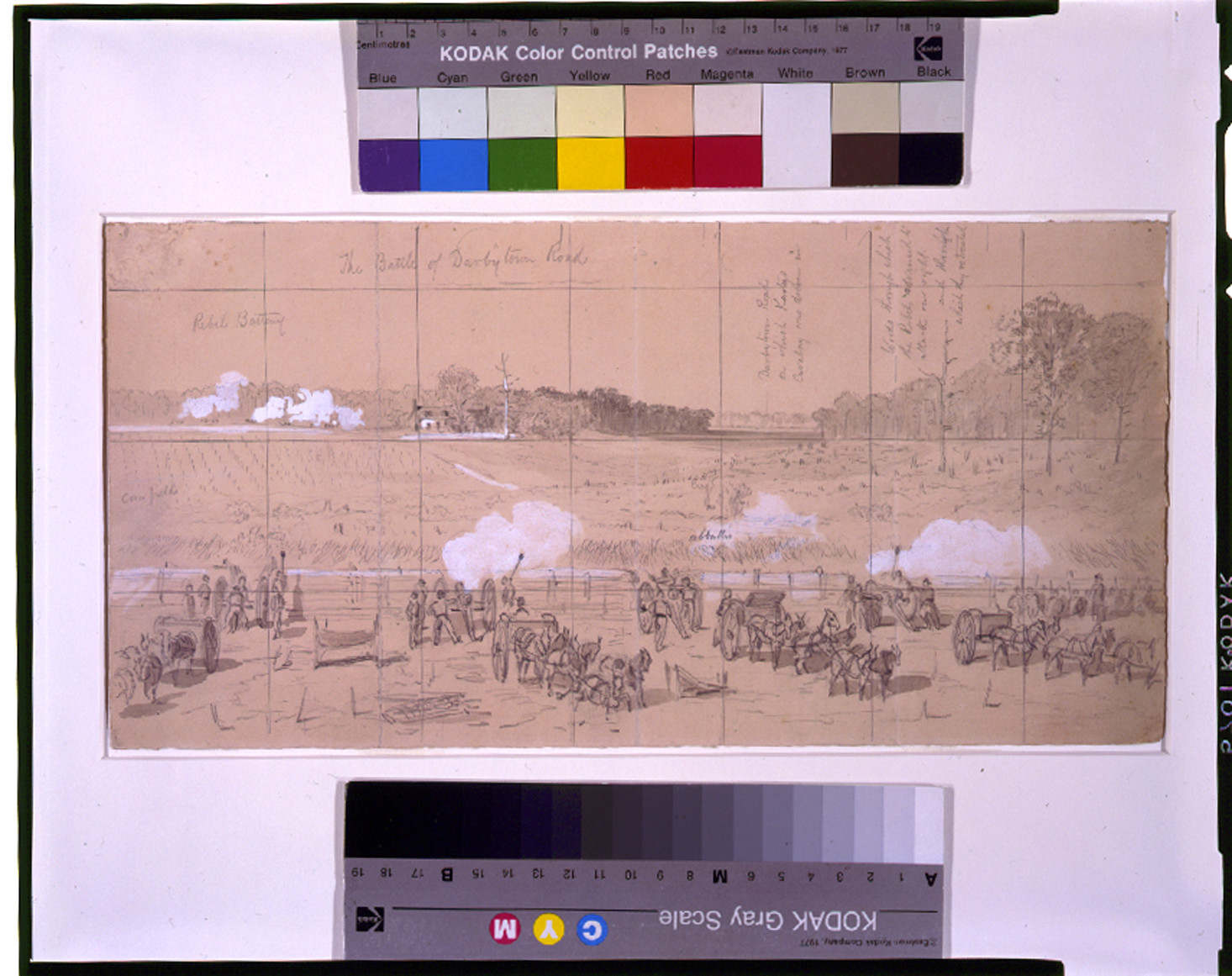 The battle of Darbytown Road, [1864 October 7] — historic drawing