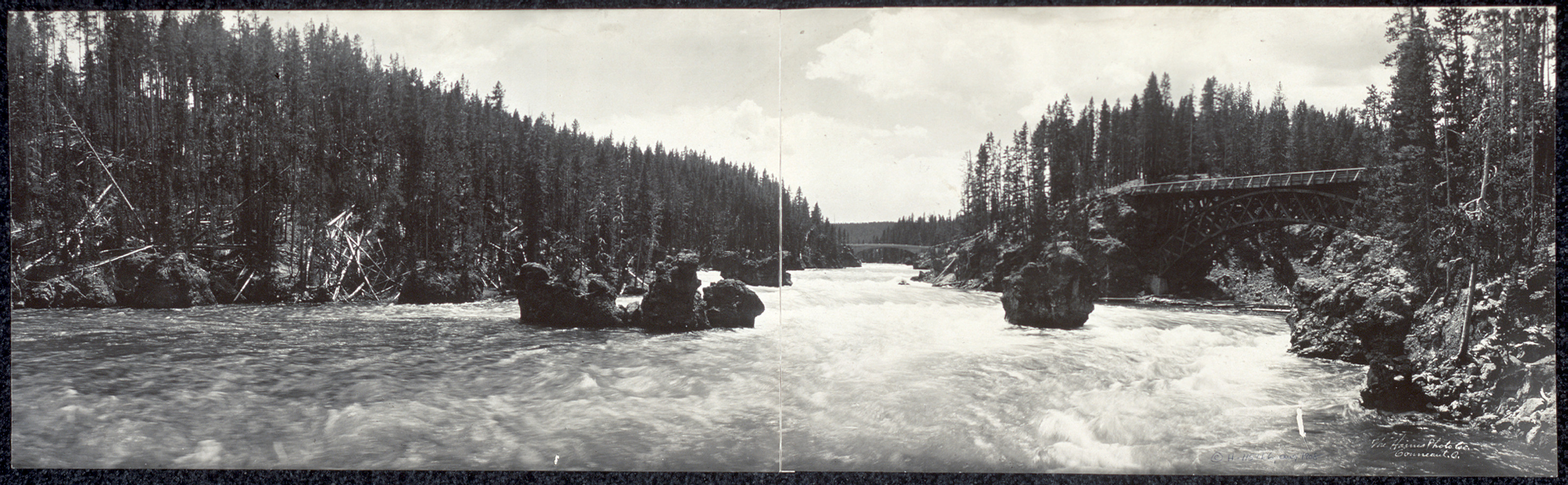 Yellowstone River, Wyoming, 1908, 1908 — historic image