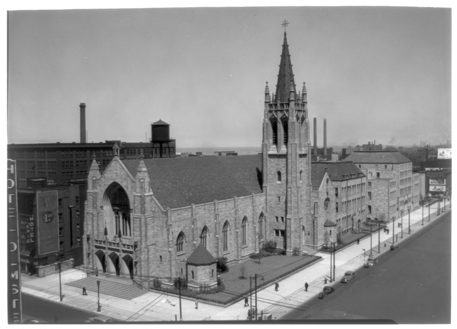 Cathedral Square, Cleveland, Ohio, [no date recorded on caption card] — historic photograph