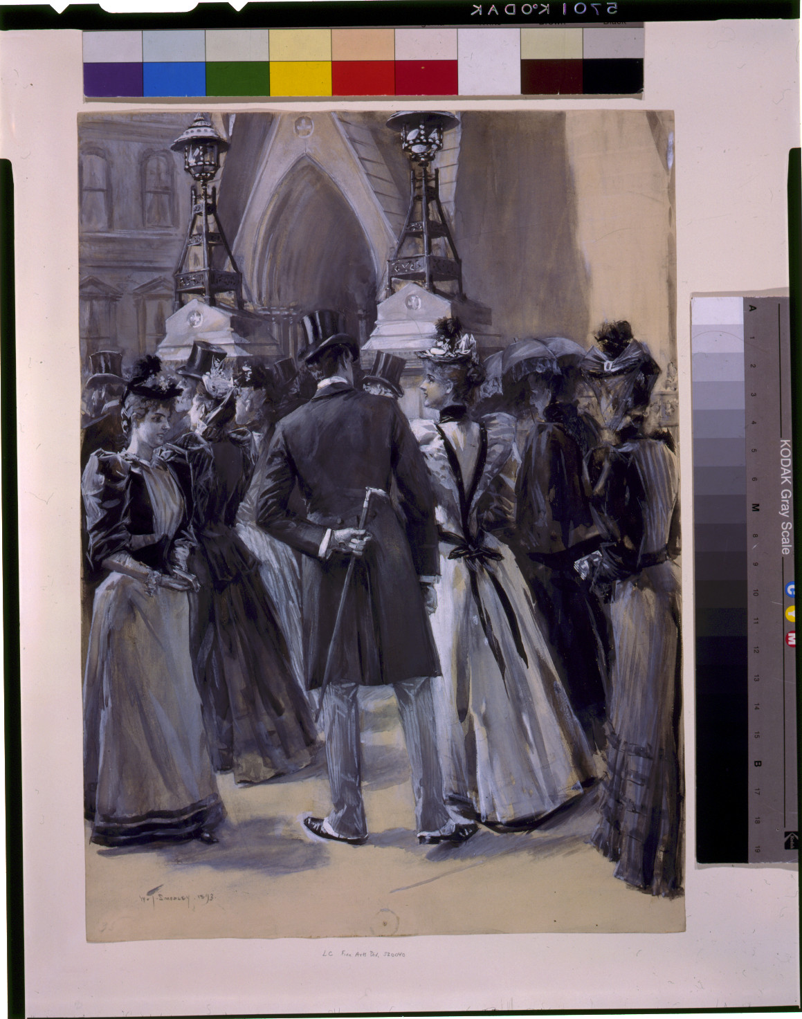 [Easter promenade] — historic drawing