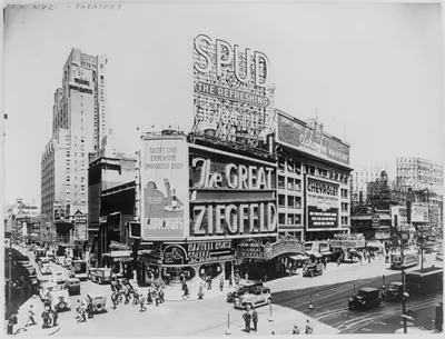 [Astor Theatre - The Great Ziegfeld, New York City. Broadway & 45th St.]
