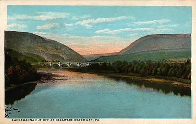 Lackawanna Cut Off at Delaware Water Gap, PA.