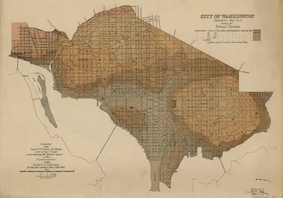 City of Washington Statistical Map No. 2: Street Grades