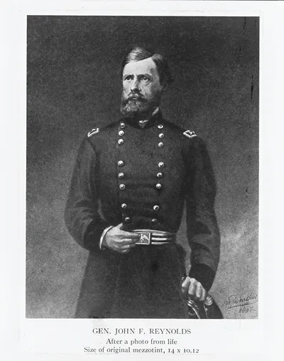 [General John Fulton Reynolds, three-quarter length portrait, facing left] / Max Rosenthal.
