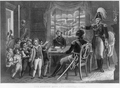 [The Boston boys and General Gage]