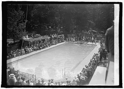 Opening of pool at Columbia Country Club, [Chevy Chase, Maryland, 5/30/25]