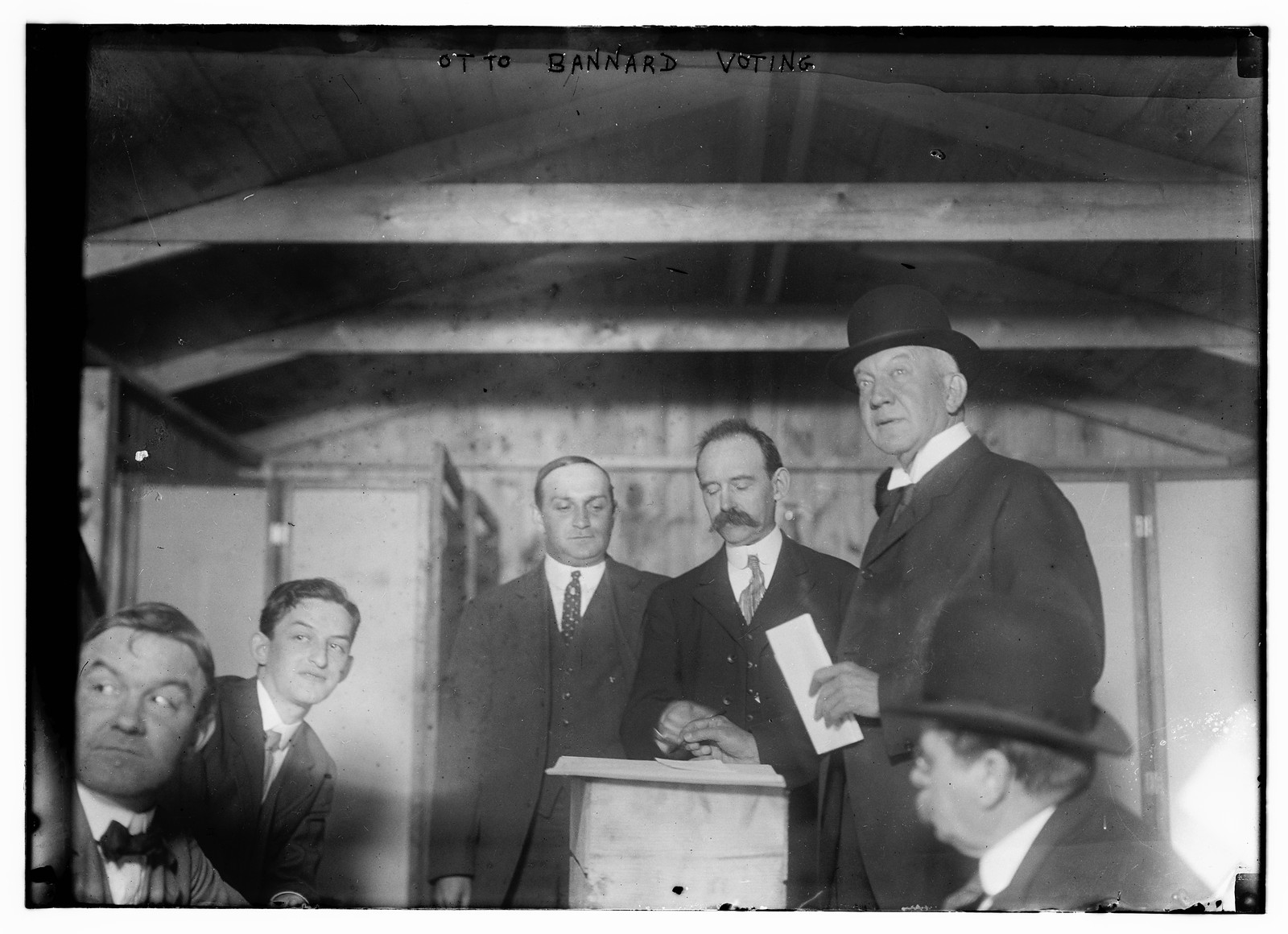 Otto Bannard Voting, n/a — historic photograph