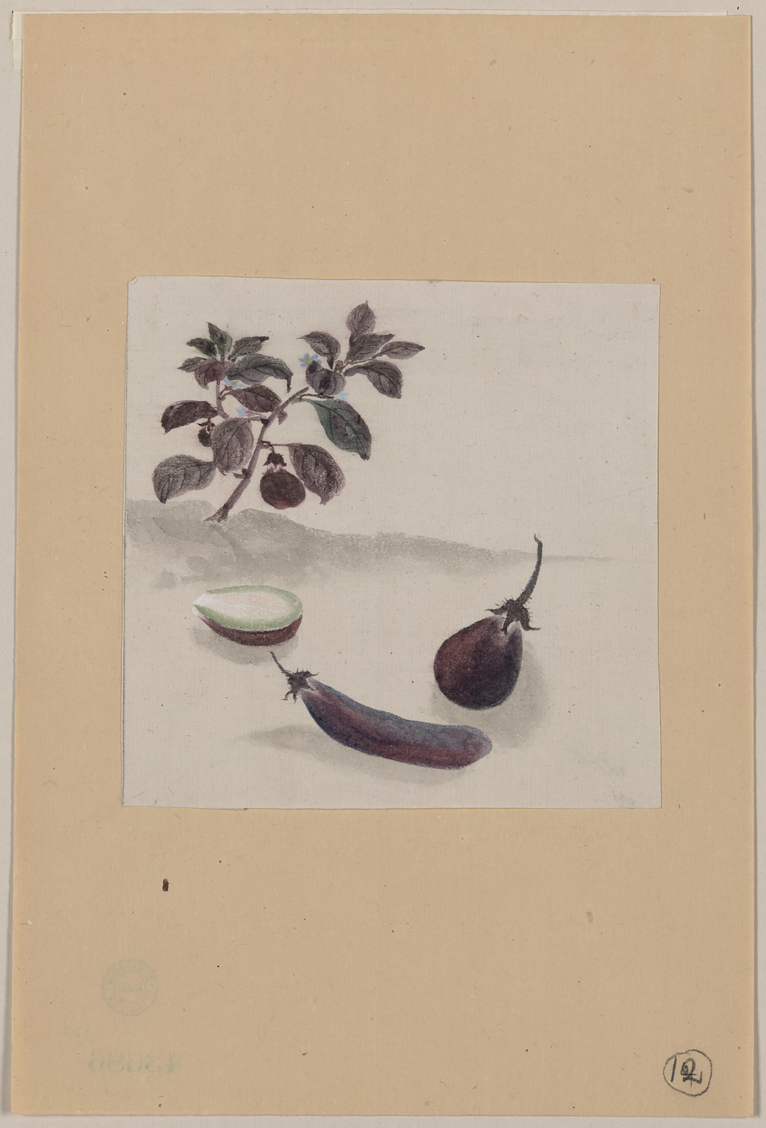 [Japanese drawing], 1750 — historic drawing
