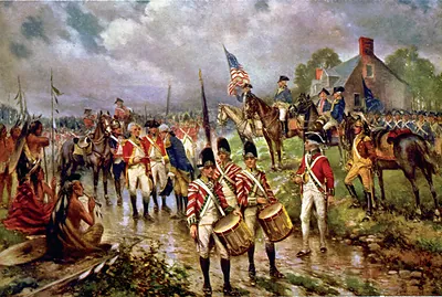 Burgoyne's Surrender At Saratoga