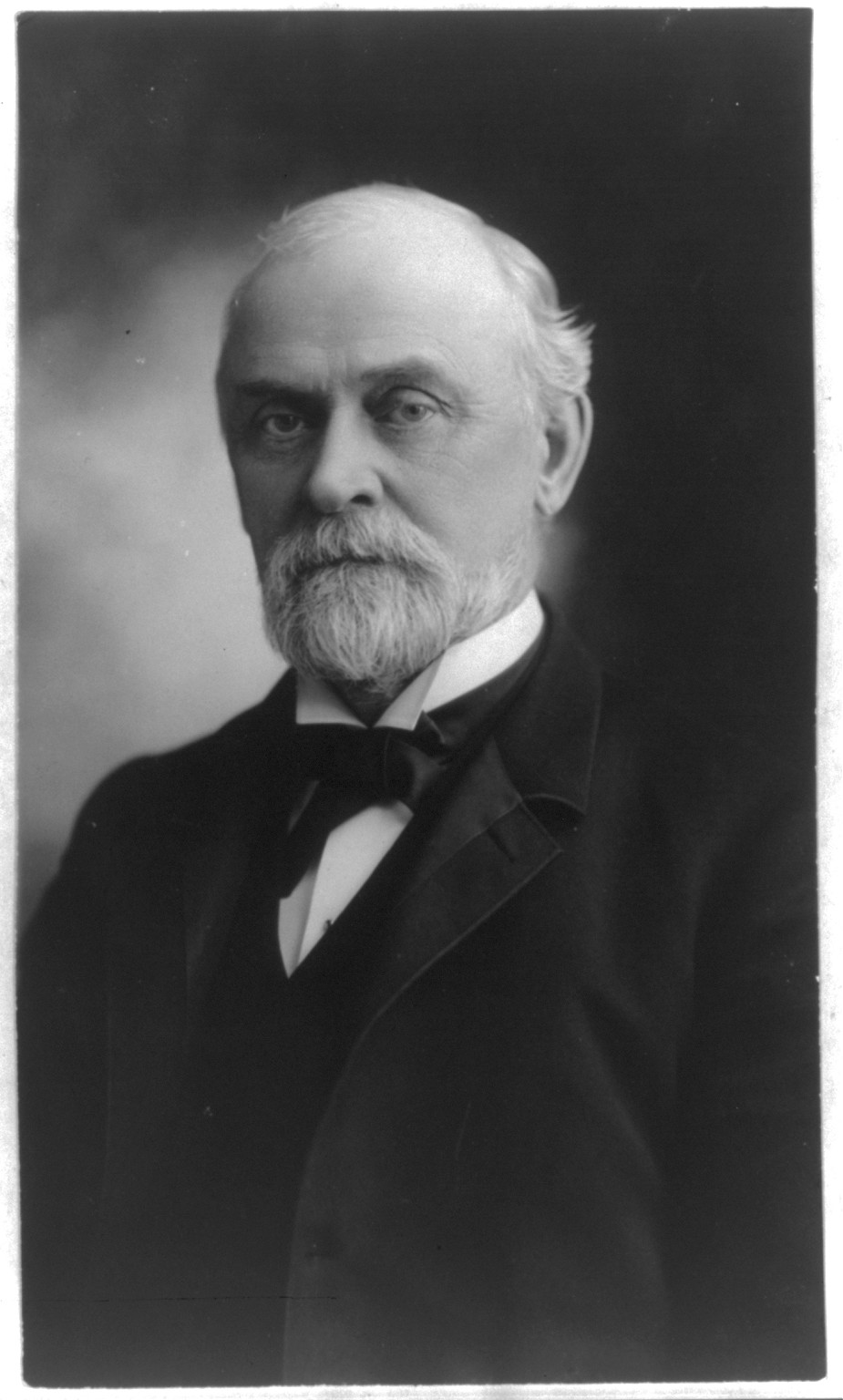 [Potter Palmer, 1826-1902, half length, facing left] — historic photograph