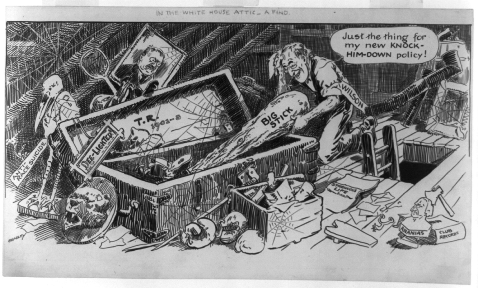 In the White House attic, a find, 1916 May 18 [publication date] — historic drawing