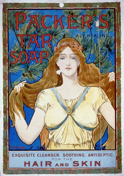 Packer's tar soap...for the hair and skin / Louis J. Rhead