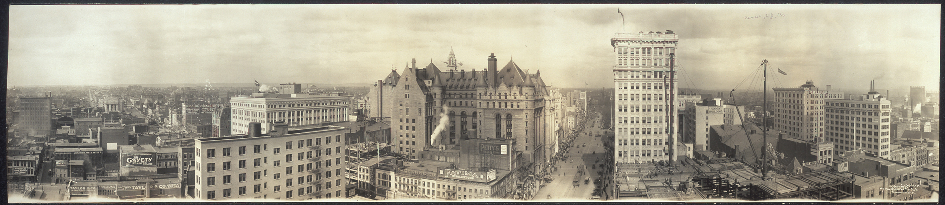 Panorama Newark, New Jersey, 1912, 1912 — historic image