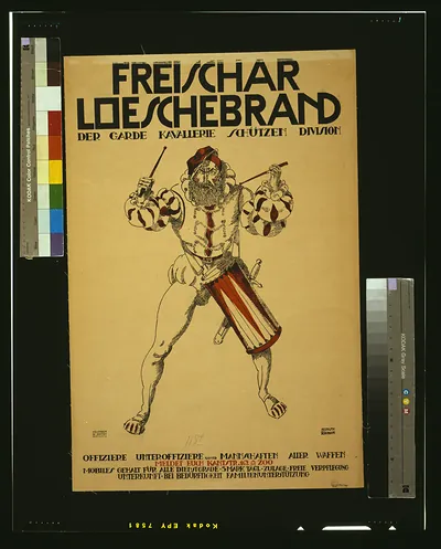 Freischar Loeschebrand, der Garde Kavallerie Schützen Division poster
