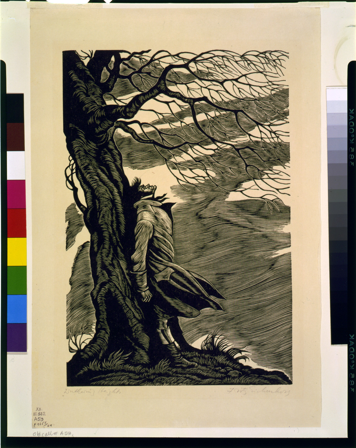 Wuthering heights / Fritz Eichenberg., [1943] — antique engraving