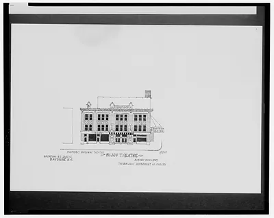 [Bijou Theatre (Formerly Bayonne Theatre), Broadway and East 23rd St., Bayonne, New Jersey] / AFD 1939.