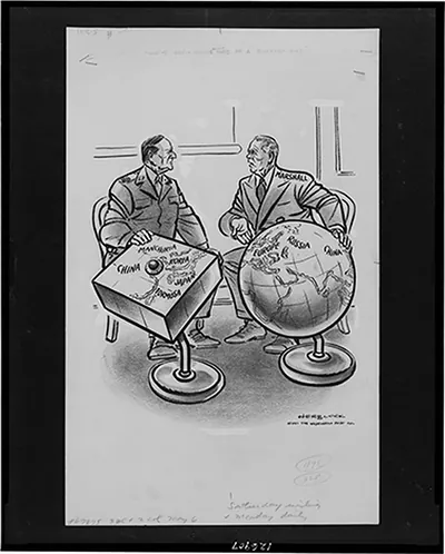 We've been using more of a roundish one" / Herblock."