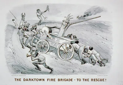 The darktown fire brigade-to the rescue!
